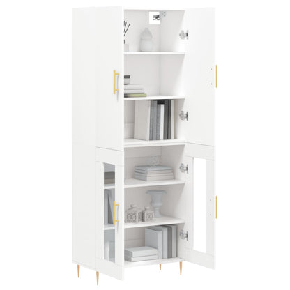 Skap Hvit 69,5x34x180 cm