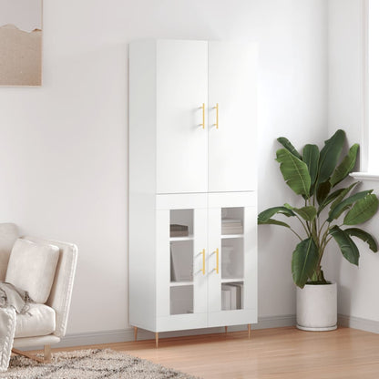 Skap Hvit 69,5x34x180 cm