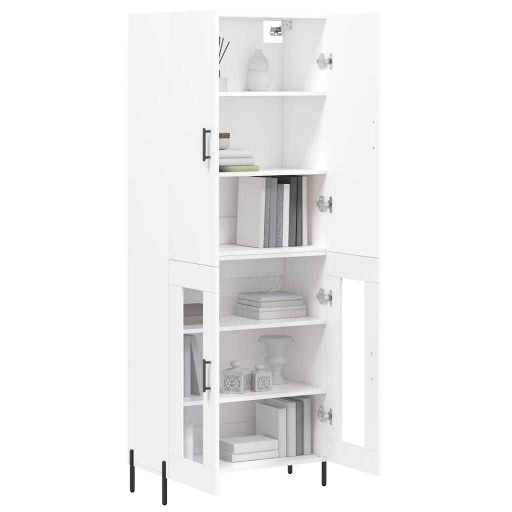 Skap Hvit 69,5x34x180 cm