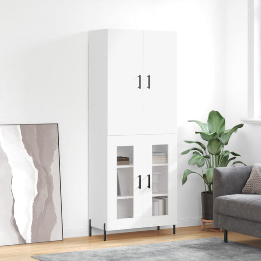 Skap Hvit 69,5x34x180 cm