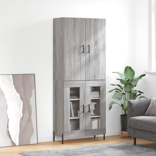 Skap Sonoma Grå 69,5x34x180 cm