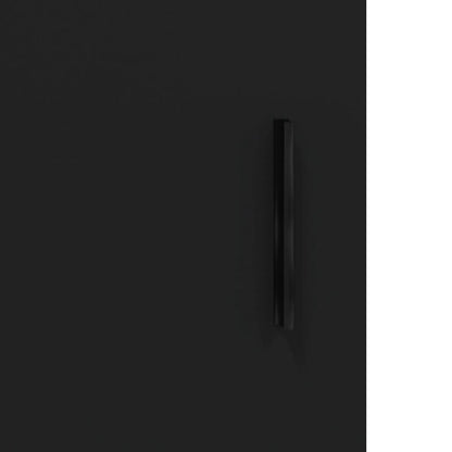 Skap Svart 69,5x34x180 cm