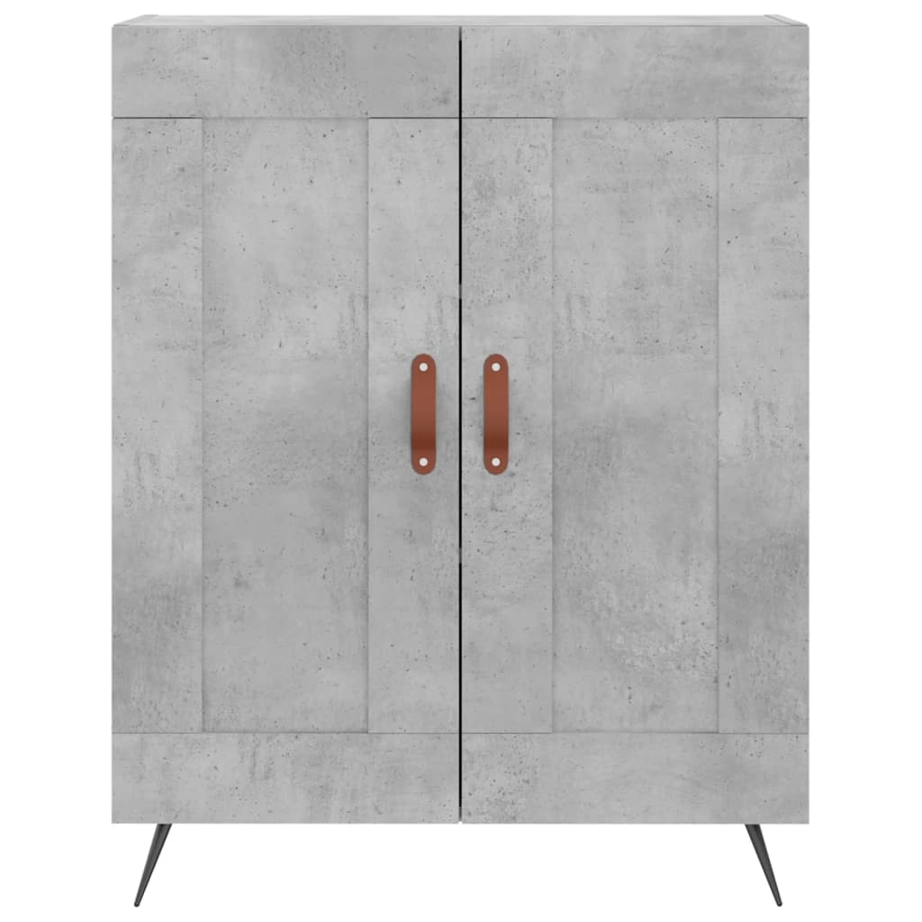 Skap Betonggrå 69,5x34x180 cm