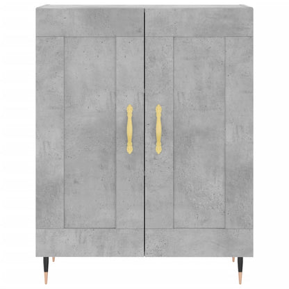 Skap Betonggrå 69,5x34x180 cm