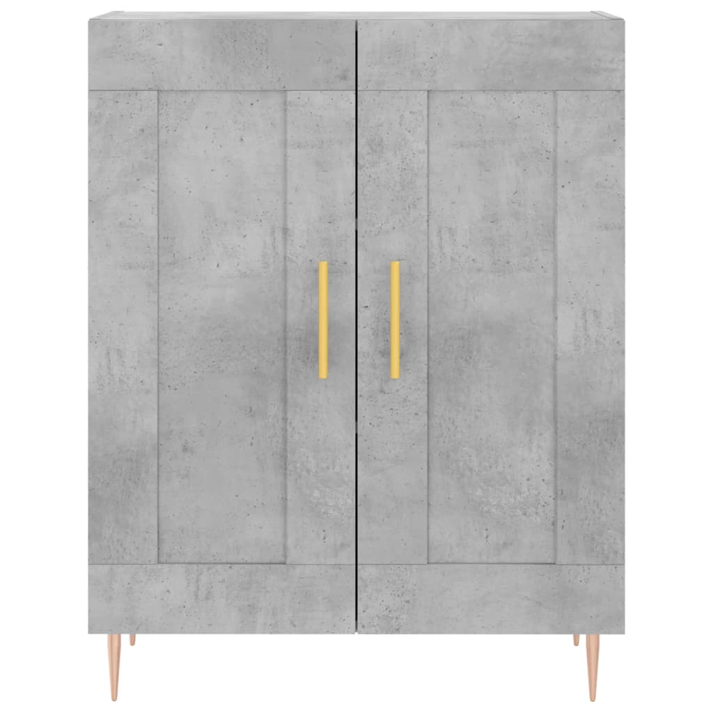 Skap Betonggrå 69,5x34x180 cm