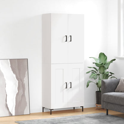 Skap Hvit 69,5x34x180 cm