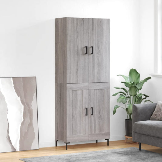 Skap Sonoma Grå 69,5x34x180 cm