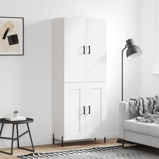 Skap Hvit 69,5x34x180 cm