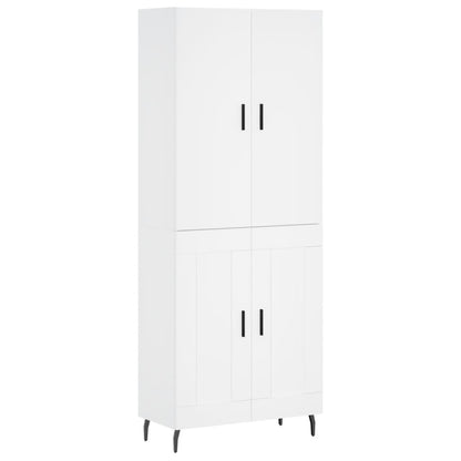 Skap Hvit 69,5x34x180 cm