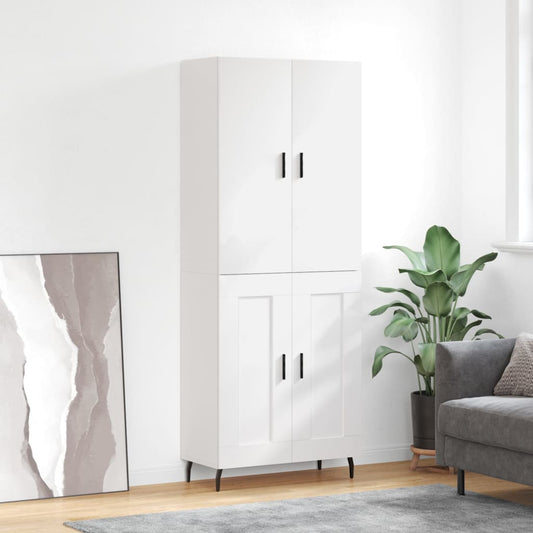 Skap Hvit 69,5x34x180 cm