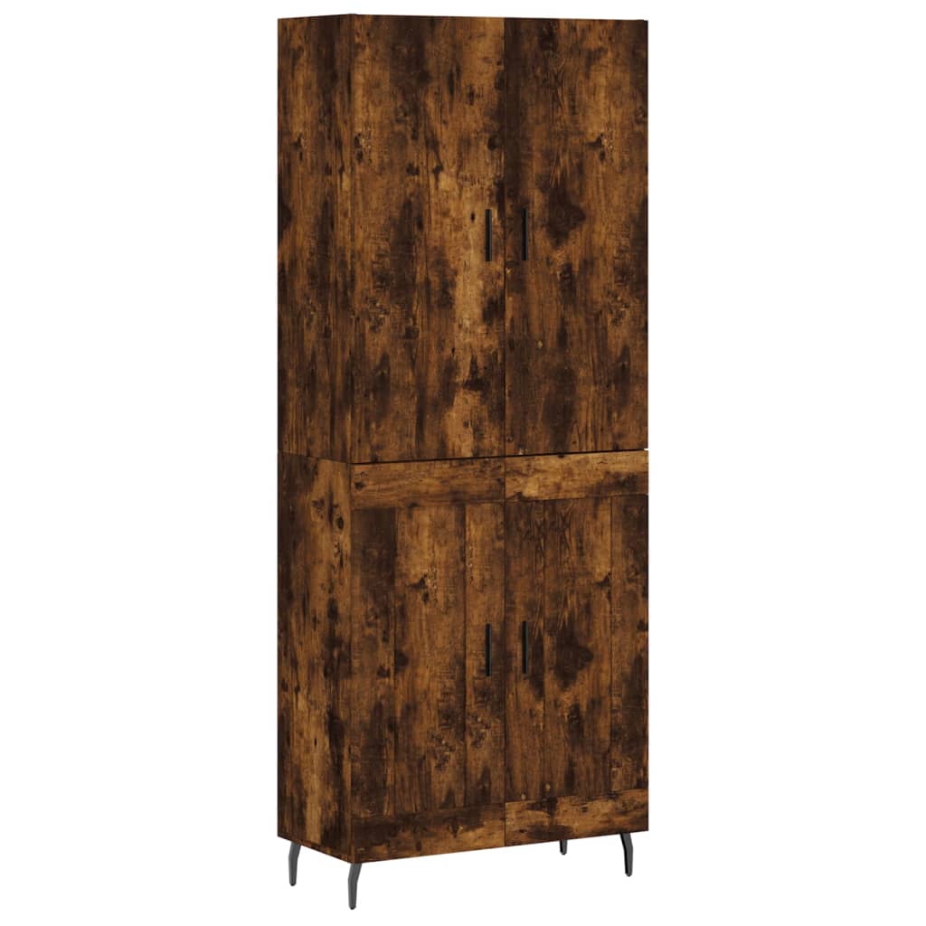 Skap Røkt Eik 69,5x34x180 cm