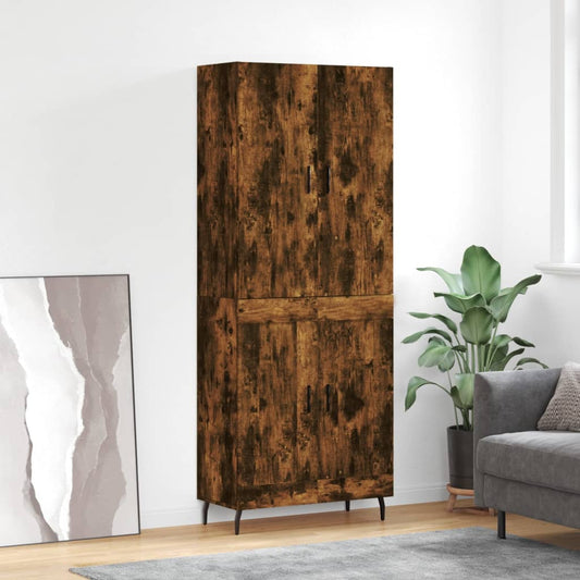 Skap Røkt Eik 69,5x34x180 cm