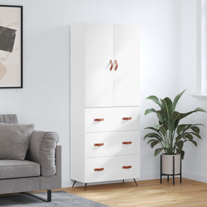 Skap Hvit 69,5x34x180 cm