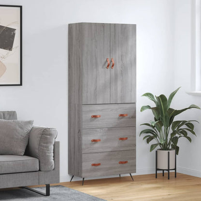 Skap Sonoma Grå 69,5x34x180 cm