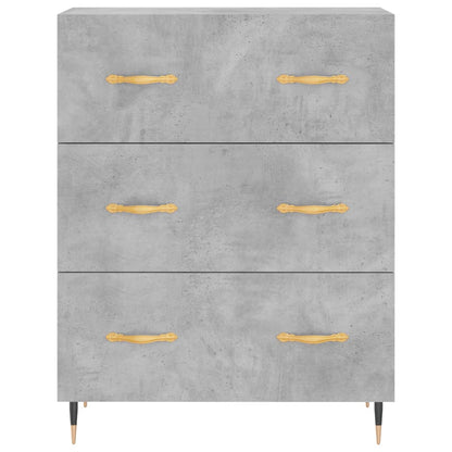 Skap Betonggrå 69,5x34x180 cm