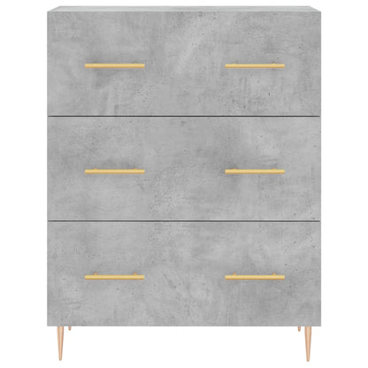 Skap Betonggrå 69,5x34x180 cm