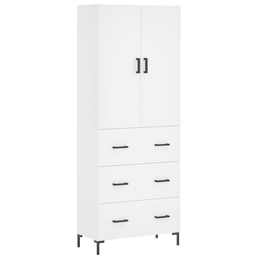 Skap Hvit 69,5x34x180 cm
