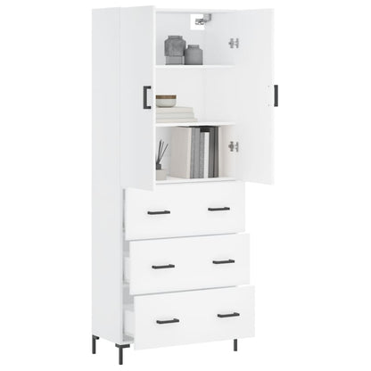 Skap Hvit 69,5x34x180 cm