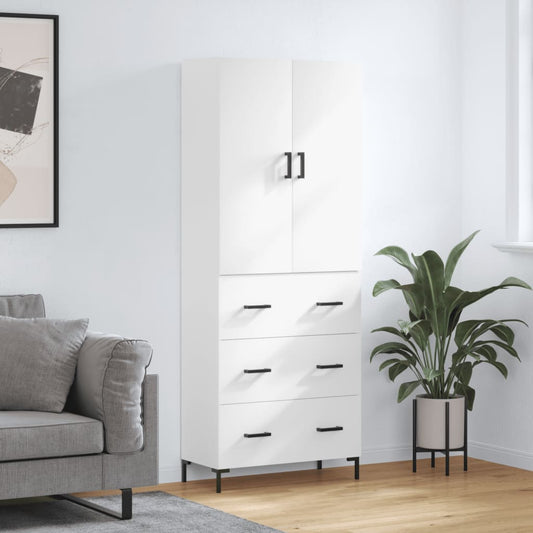 Skap Hvit 69,5x34x180 cm