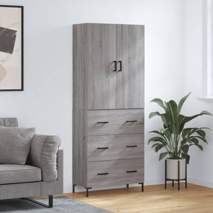 Skap Sonoma Grå 69,5x34x180 cm