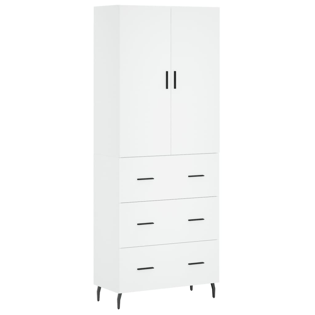 Skap Hvit 69,5x34x180 cm