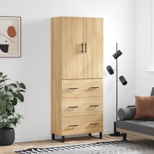 Skap Sonoma Eik 69,5x34x180 cm