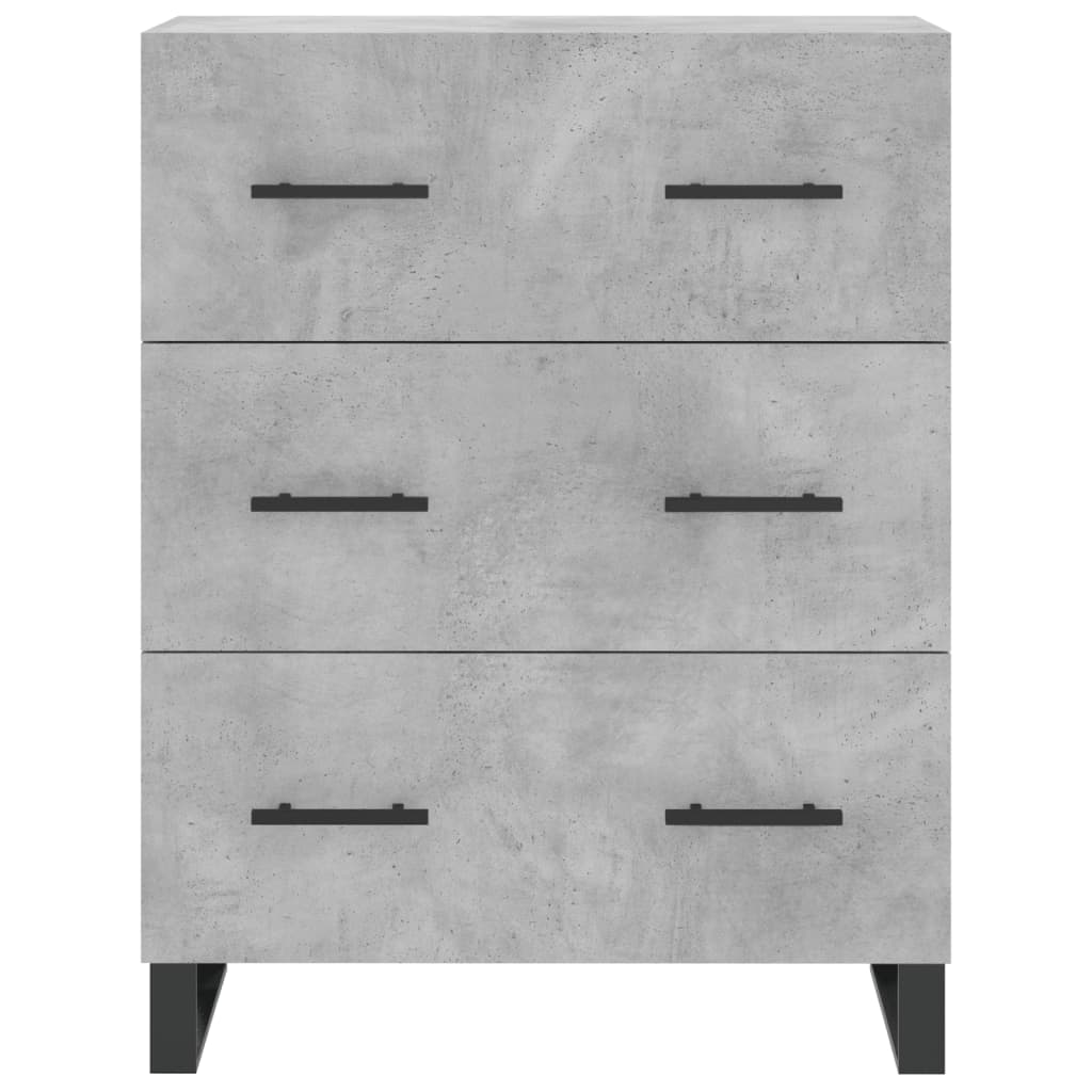 Skap Betonggrå 69,5x34x180 cm