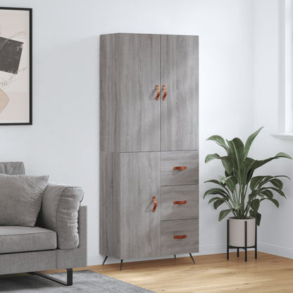 Skap Sonoma Grå 69,5x34x180 cm