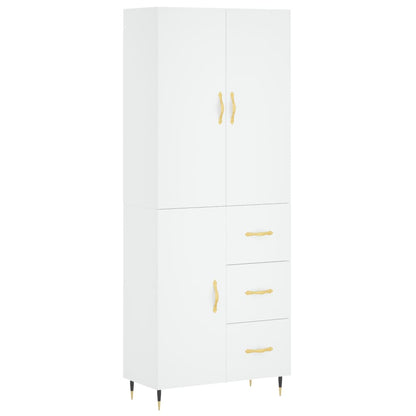 Skap Hvit 69,5x34x180 cm