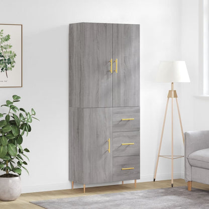Skap Sonoma Grå 69,5x34x180 cm