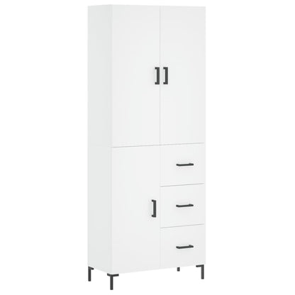 Skap Hvit 69,5x34x180 cm