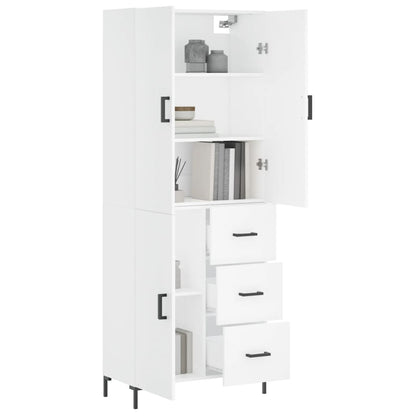 Skap Hvit 69,5x34x180 cm