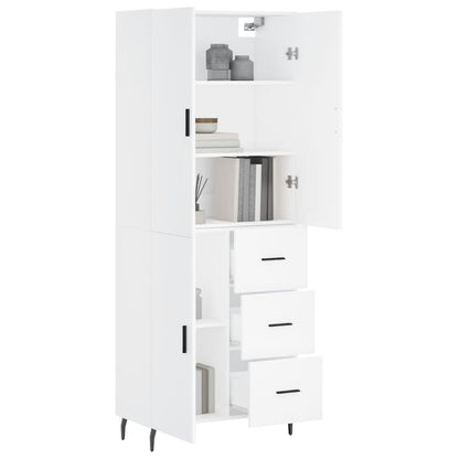 Skap Hvit 69,5x34x180 cm