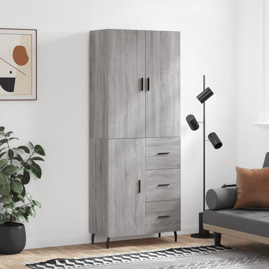 Skap Sonoma Grå 69,5x34x180 cm