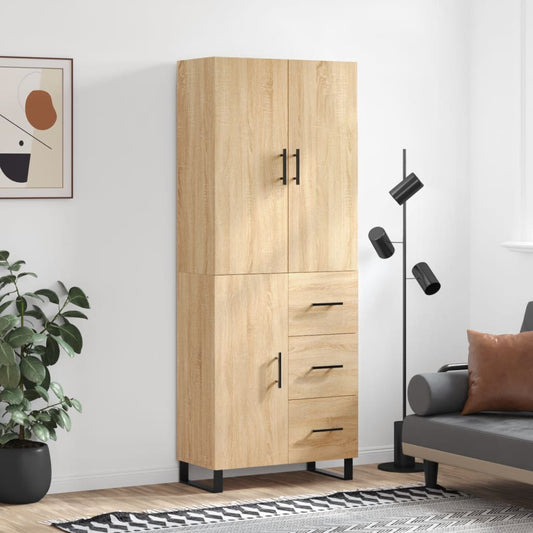 Skap Sonoma Eik 69,5x34x180 cm
