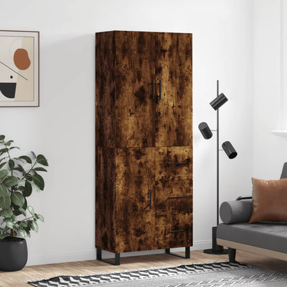 Skap Røkt Eik 69,5x34x180 cm