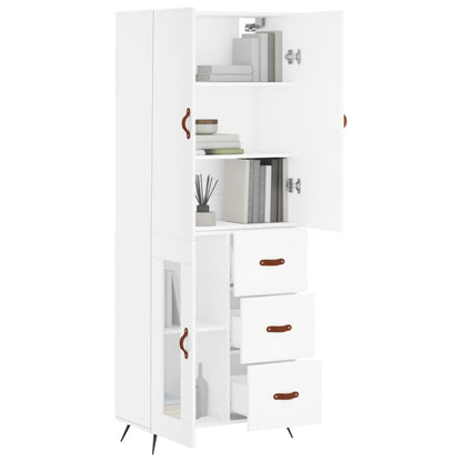 Skap Hvit 69,5x34x180 cm