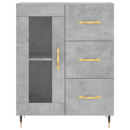 Skap Betonggrå 69,5x34x180 cm