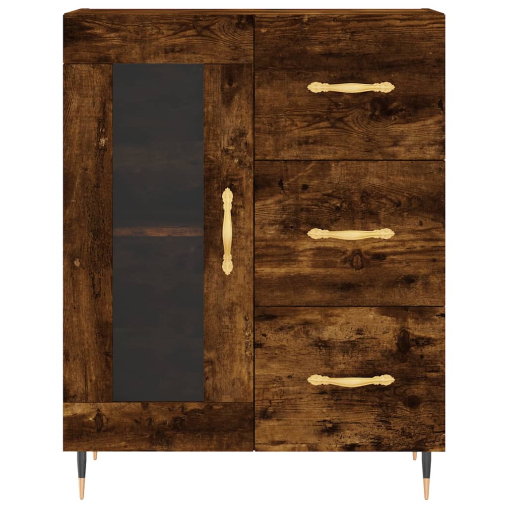 Skap Røkt Eik 69,5x34x180 cm