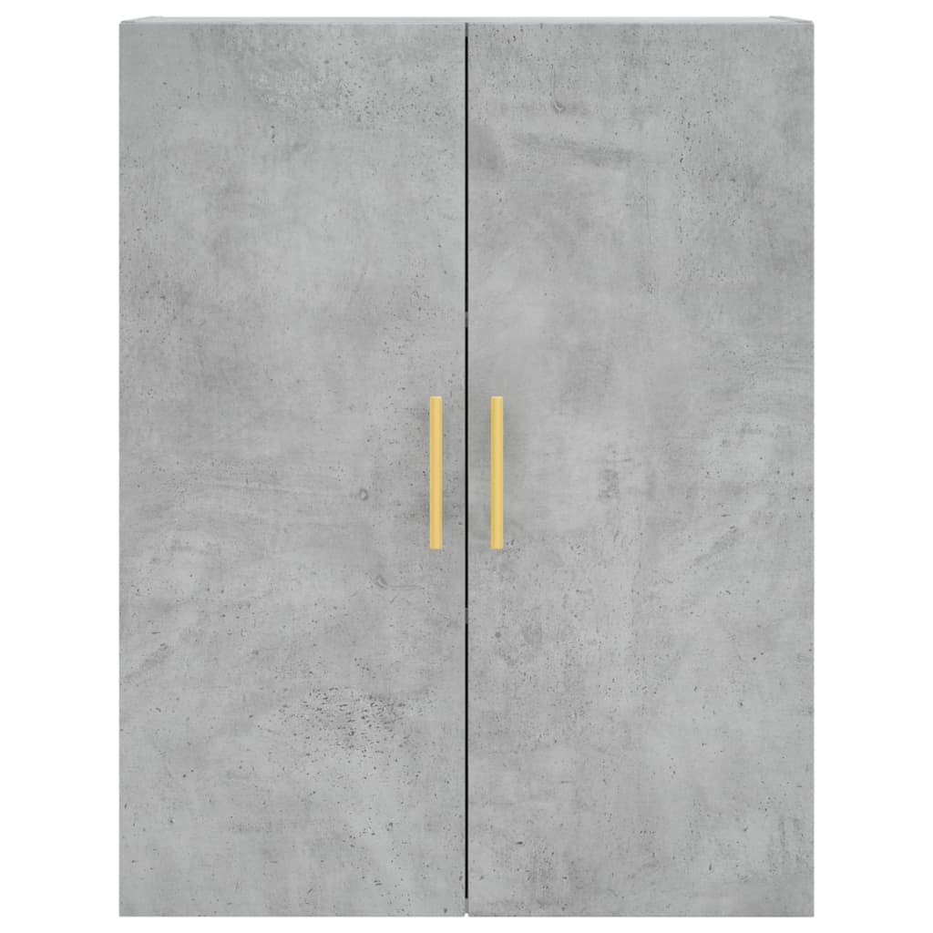 Skap Betonggrå 69,5x34x180 cm