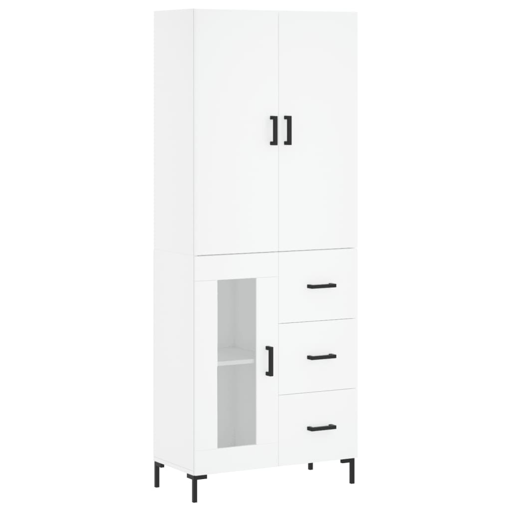 Skap Hvit 69,5x34x180 cm
