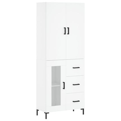 Skap Hvit 69,5x34x180 cm