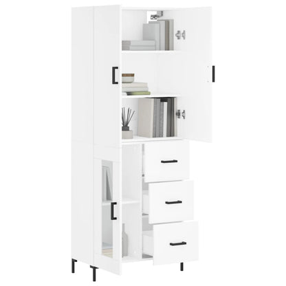 Skap Hvit 69,5x34x180 cm
