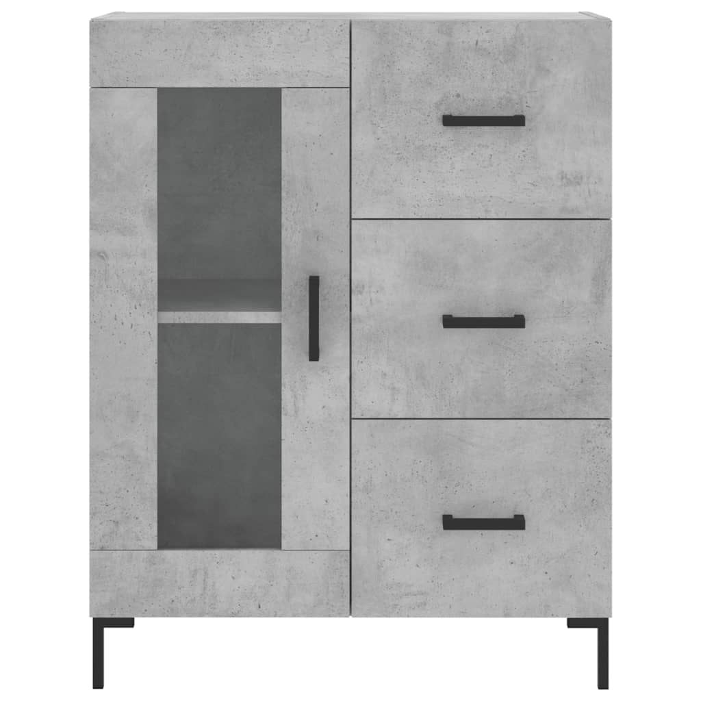 Skap Betonggrå 69,5x34x180 cm