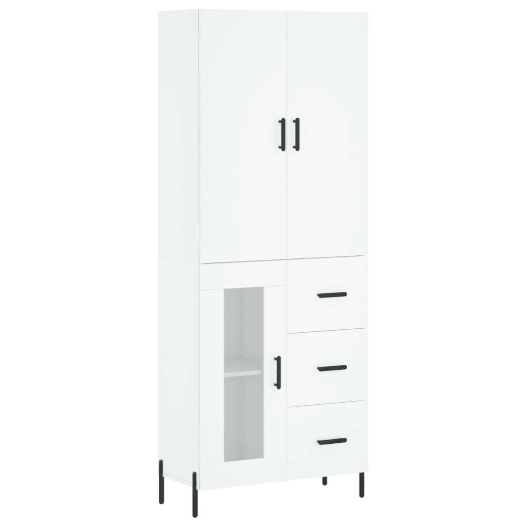 Skap Hvit 69,5x34x180 cm