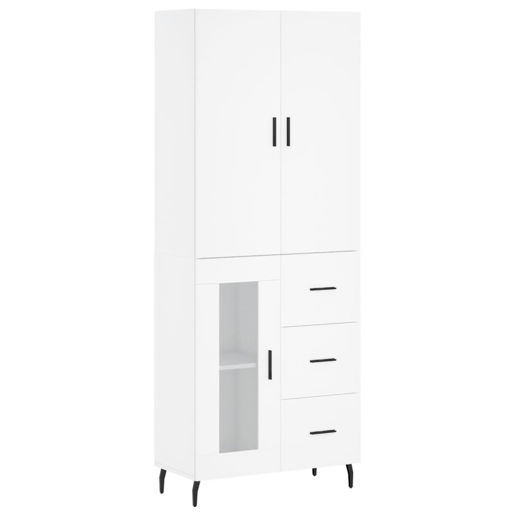 Skap Hvit 69,5x34x180 cm