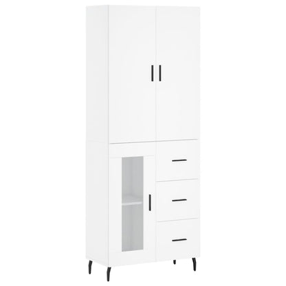 Skap Hvit 69,5x34x180 cm
