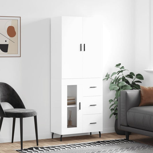 Skap Hvit 69,5x34x180 cm