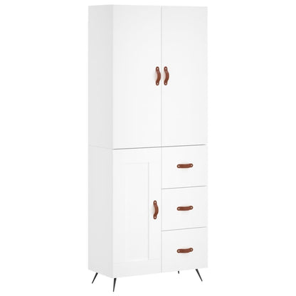 Skap Hvit 69,5x34x180 cm