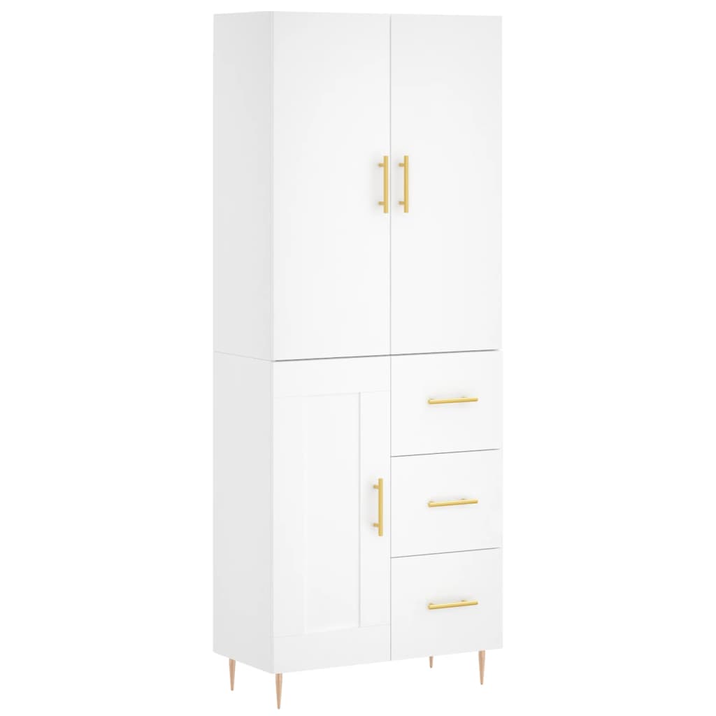 Skap Hvit 69,5x34x180 cm